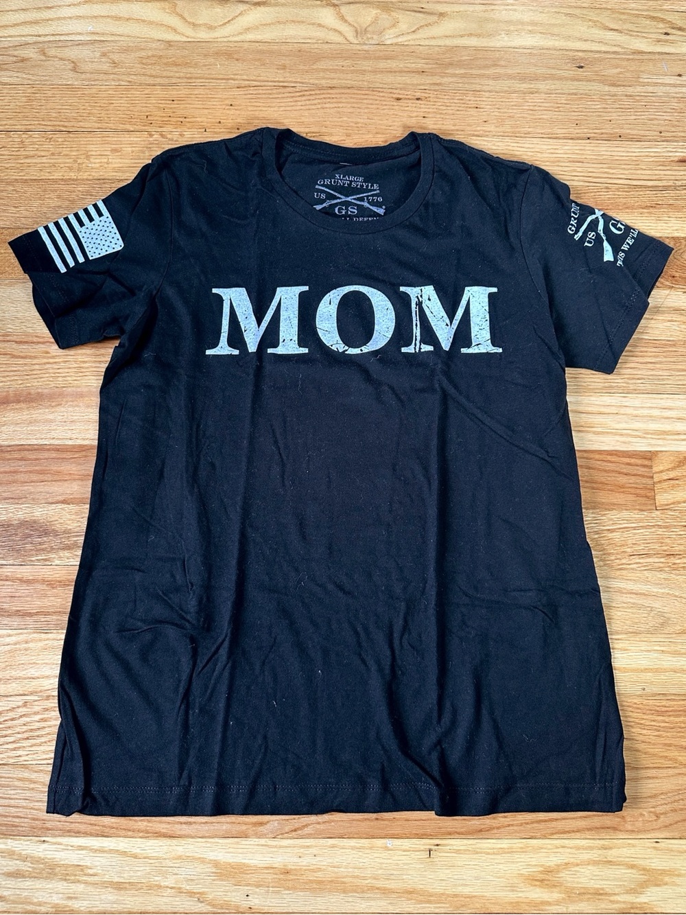 Grunt Style MOM Graphic T-Shirt Women’s Black Short Sleeve Size XL